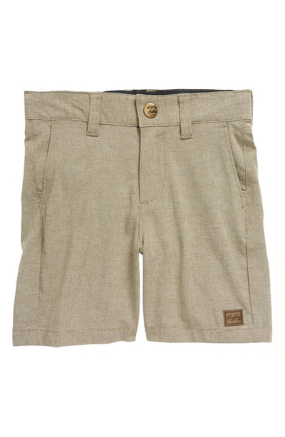 Billabong Kids' Crossfire Chino Shorts In Khaki