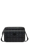 Mcm Berlin Visetos Coated Canvas Crossbody Bag In Black