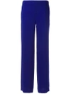 P.A.R.O.S.H P.A.R.O.S.H. STRAIGHT TROUSERS - BLUE,PANTERYD230087X11985729