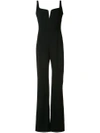 Galvan Signature Corset Jumpsuit In Black