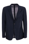 Lardini Balzer In Deconstructed Cotton Linen In Blue