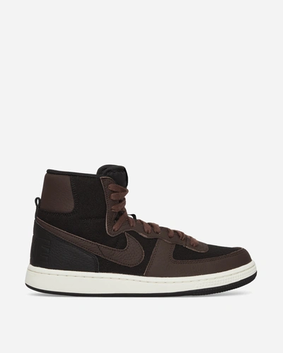 Nike Terminator High Sneakers Brown In Black/velvet Brown-baroque Brown