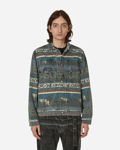 Sacai Denim Jacket In Grey