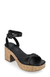 Journee Collection Tru Comfort Eianna Sandal In Black