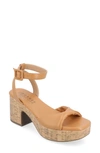 Journee Collection Tru Comfort Eianna Sandal In Tan