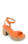 Journee Collection Tru Comfort Eianna Sandal In Orange