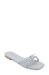 Journee Collection Soma Bow Sandal In Blue