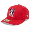 NEW ERA NEW ERA  RED WASHINGTON NATIONALS 2023 CLUBHOUSE LOW PROFILE 59FIFTY FITTED HAT