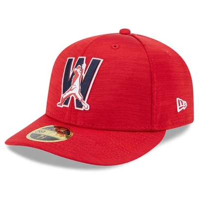 New Era Red Washington Nationals 2023 Clubhouse Low Profile 59fifty Fitted Hat