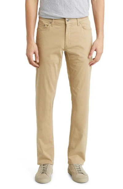 Brax Cooper Fancy Stretch Cotton Twill Pants In Sesame