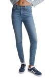 Madewell Mid Rise Skinny Jeans In Cloverdale Wash