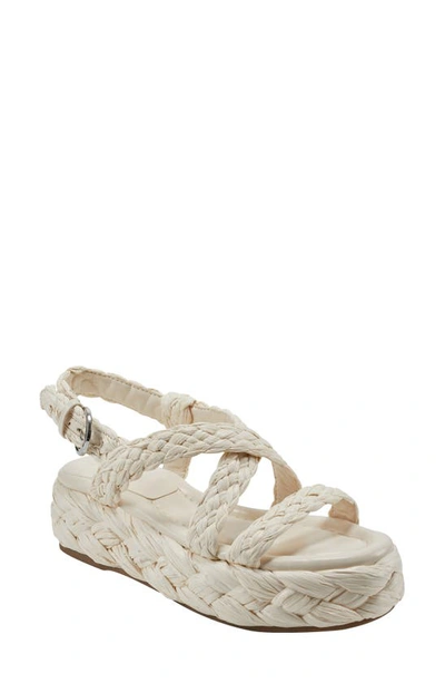 Marc Fisher Ltd Genie Platform Sandal In White