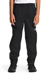 The North Face Kids' Antora Waterproof Packable Recycled Polyester Rain Pants In Black