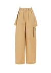 Kenzo Women Cargo Pants In Beige