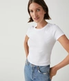 Michael Stars Lexy Tee In White