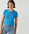 Michael Stars Mimi Cropped Tee In Capri