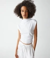 Michael Stars Amara Crop Tee In White