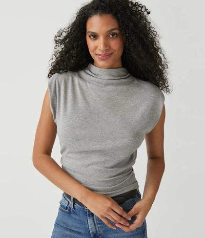MICHAEL STARS AMARA POWER SHOULDER TEE