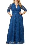 KIYONNA MARIA LACE EVENING GOWN