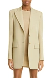 Michael Kors Wool Gabardine Boyfriend Blazer In 266 Dune