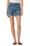 Joe's The Jessie Frayed High Waist Relaxed Denim Shorts In Not Your Babe