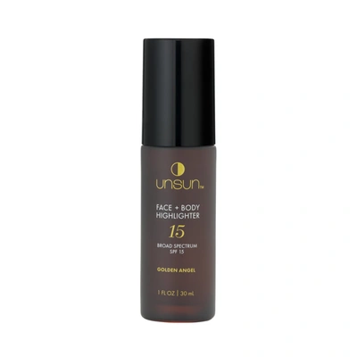 Unsun Cosmetics Face And Body Highlighter Spf 15 In Golden Angel