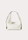 Totême Belt Hobo Bag Milk Grain In Milk Grain