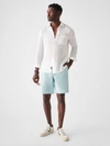 Faherty All Day Shorts (9" Inseam) In Seafoam