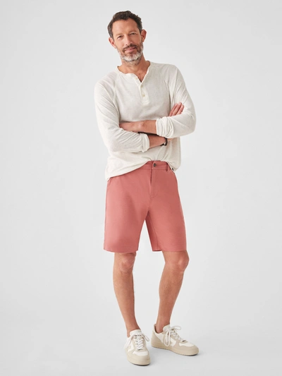 Faherty All Day Shorts (9" Inseam) In Sunrose