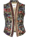 BAZAR DELUXE FLORAL EMBROIDERY GILET,S216180012004705