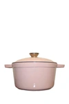 Berghoff Neo Pink Cast Iron 5 Qt. Oval Covered Casserole In Pink