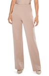 Nic + Zoe Work It Woven Wide-leg Trousers In Mochachino