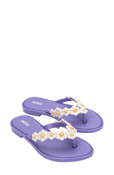 Melissa Spring Flip Flop In Purple