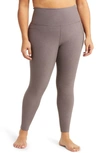 Beyond Yoga Out Of Pocket High Waist Leggings In Woodland Heather
