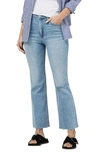 RAG & BONE CASEY RAW HEM HIGH WAIST ANKLE FLARE JEANS