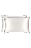 Slip Just Married Pure Silk Pillowcase Duo In Just Married