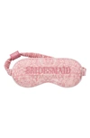 Slip Wedding Party Sleep Mask In Bridesmaid