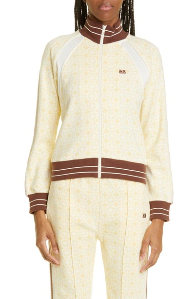 Wales Bonner Logo-embroidered Jacket In Yellow