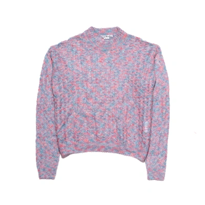 Acne Studios Pastle Open Woven Knitwear Pink Blue In L
