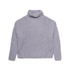 Loulou Studio Roscana Turtleneck Sweater Grey Melan