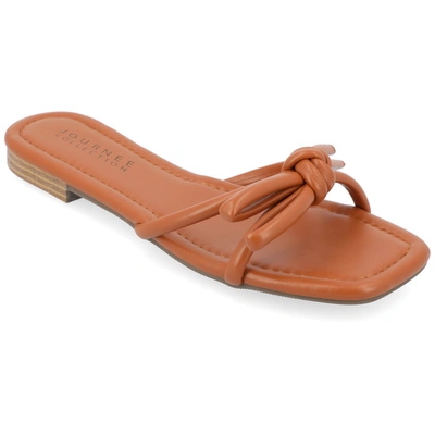 Journee Collection Women's Tru Comfort Foam Soma Sandals In Brown