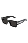 Saint Laurent Rectangular Sunglasses Sl 572 In Black