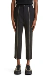 UNDERCOVER ZIP FRONT WOOL TROUSERS