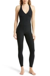 Beyond Yoga Spacedye Uplift Maternity Jumpsuit In Darkest Night