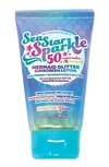 Sunshine & Glitter Kids' Seastar Sparkle Mermaid Reef Safe Biodegradable Glitter Sunscreen Spf 50 In Teal