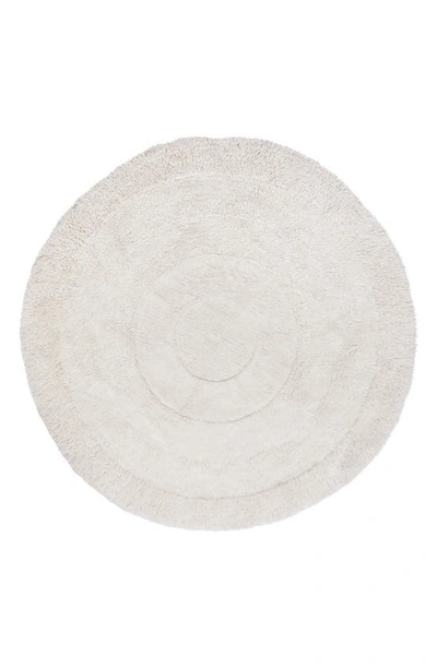 LORENA CANALS WOOLABLE ARCTIC CIRCLE ROUND WASHABLE WOOL RUG