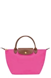 Longchamp Small Le Pliage Top Handle Bag In Candy