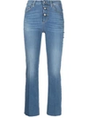 LIU •JO LIU JO MID-RISE CROPPED JEANS