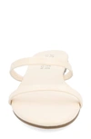 Journee Collection Adyrae Tru Comfort Slide Sandal In Off White