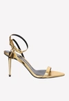 TOM FORD 85 PADLOCK LEATHER SANDALS,W2748-LSP014G 1Y004